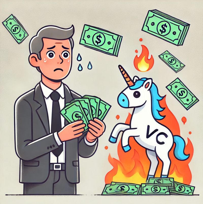 investor and burning cash