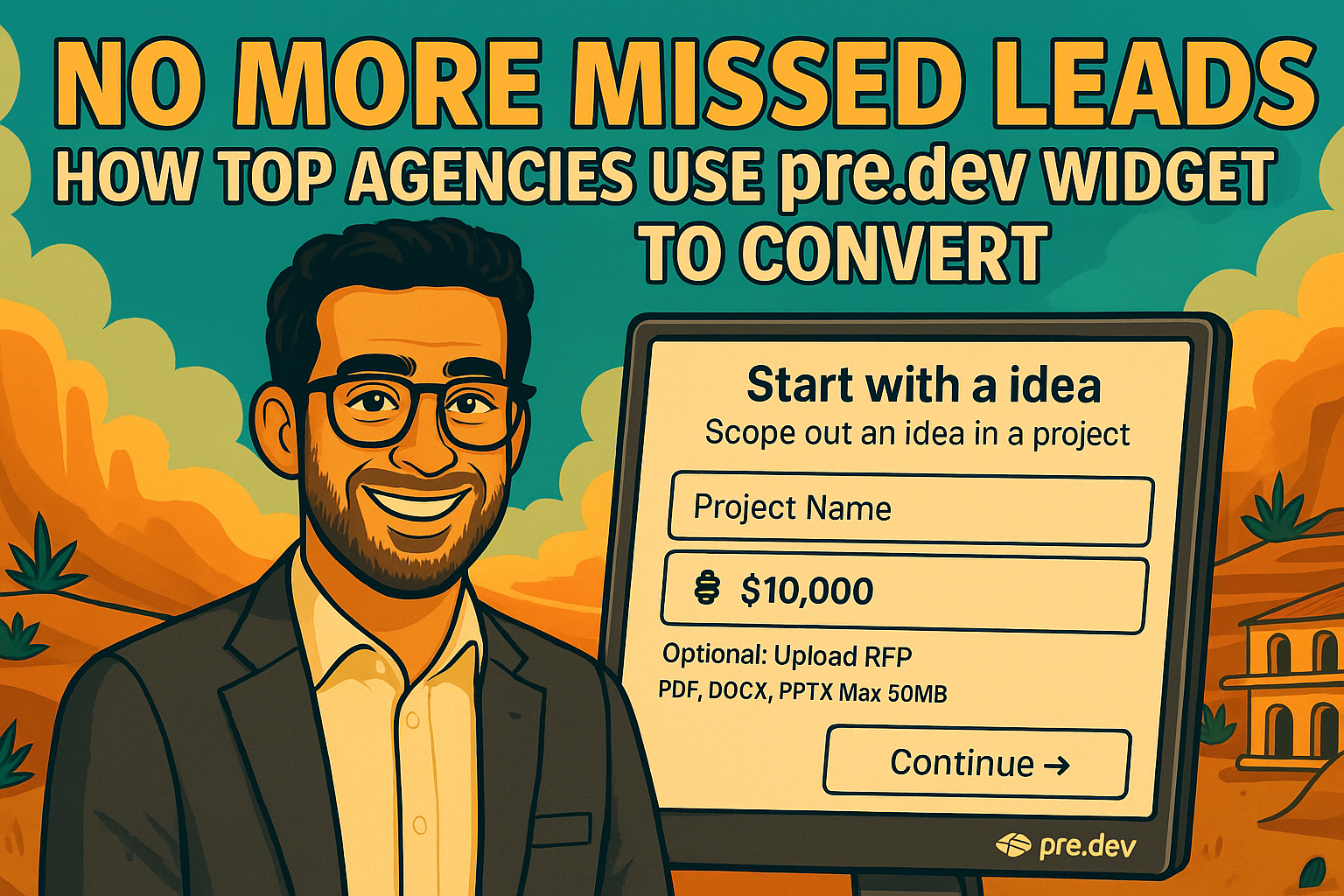 Stop Losing Leads: How Top Agencies Convert with pre.dev's Lead Gen Widget